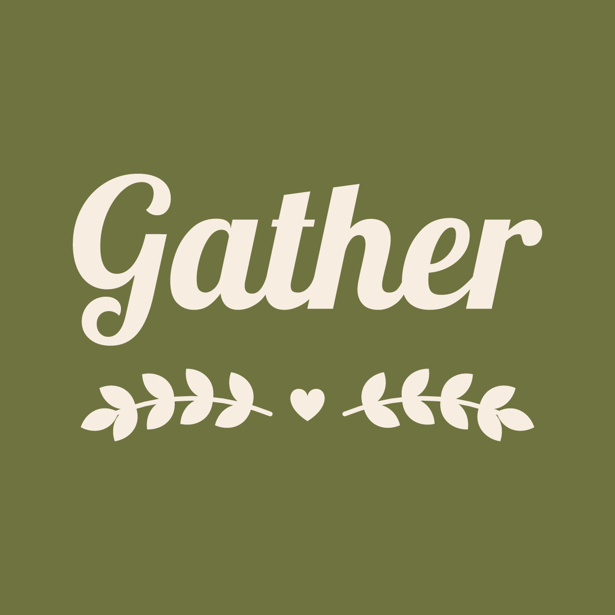 The "Gather" cut file shown flat on a plain background