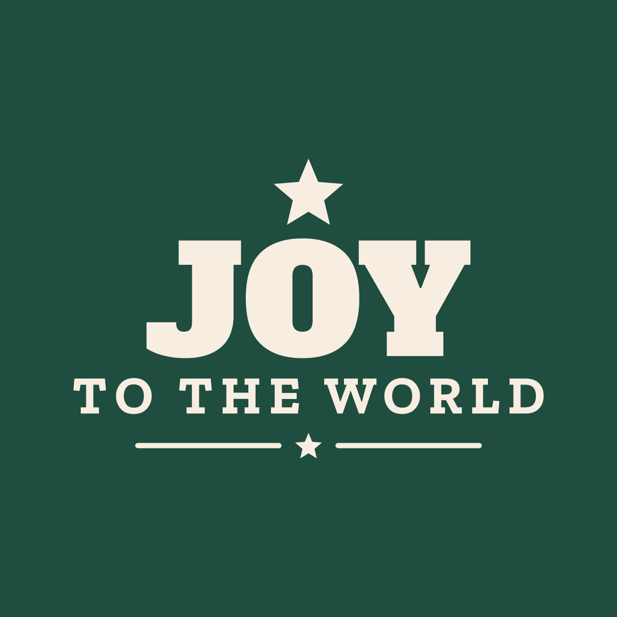 The "Joy to the World" cut file shown flat on a plain background