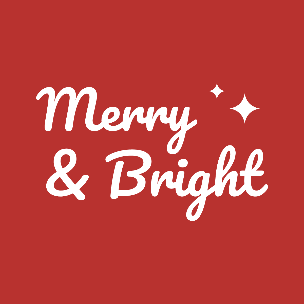 The "Merry & Bright" cut file shown flat on a plain background