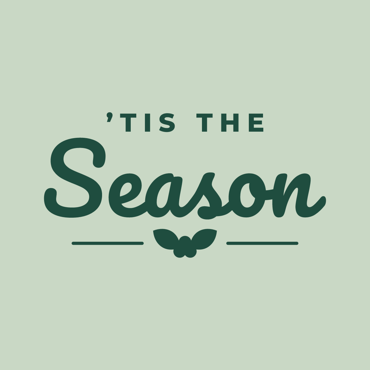 The "'Tis the Season" cut file shown flat on a plain background